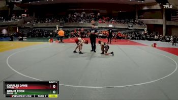 93 lbs Quarterfinals (8 Team) - Grant Cook, Rocori vs Charles Davis, Staples