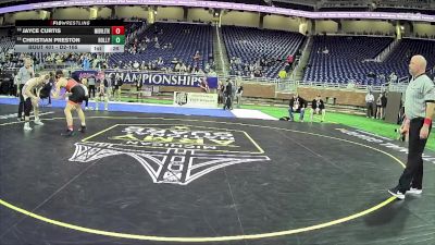 D2-165 lbs 7th Place Match - Christian Preston, Holly HS vs Jayce Curtis, Thornapple Kellogg HS