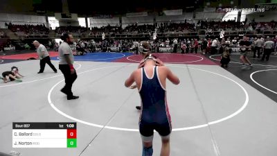 98 lbs Quarterfinal - Cole Ballard, Colorado Outlaws vs Julian Norton, Ridge WC