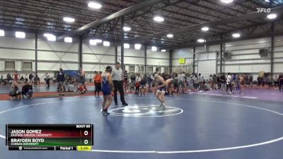 125 lbs Cons. Round 2 - Brayden Boyd, Corban University vs Jason Gomez, Eastern Oregon University