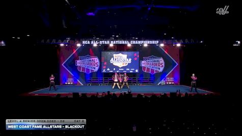 West Coast Fame All Stars - Blackout [2026 L4 Senior Open Coed - D2 Day 2] 2026 NCA All-Star National Championship