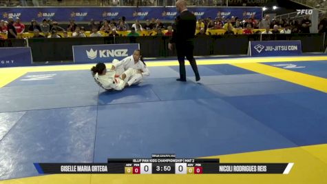 Giselle Maria Ortega vs Nicoli Rodrigues Reis 2026 Pan Kids Jiu-Jitsu IBJJF Championship