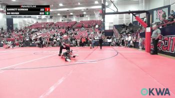 45 lbs Round Of 32 - Barrett Gorman, Jaguar Wrestling Club vs Bo Revier, Morrison Takedown Club