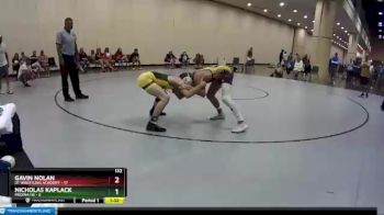 132 lbs Round 7 (10 Team) - Nicholas Kaplack, Medina HS vs Gavin Nolan, D1 Wrestling Academy