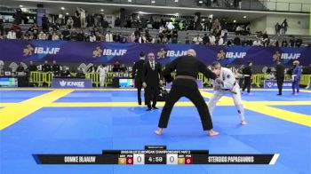 Stergios Papagiannis vs Oomke Blaauw 2026 European Jiu-Jitsu IBJJF Championship