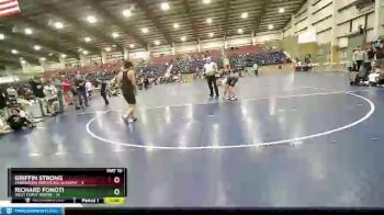 117 lbs Champ Round 1 (16 Team) - Griffin Strong, Sanderson Wrestling Academy vs Richard Fonoti, West Coast Riders