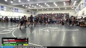 160 lbs Champ. Round 2 - Daniel Sterling, Temecula vs Tanner Cardenas, Thousand Oaks