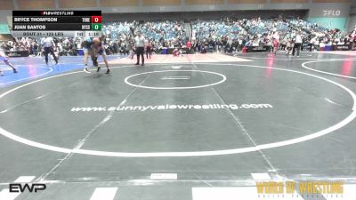 125 lbs Round Of 128 - Bryce Thompson, THRESHOLD WRESTLING CLUB vs Juan Santos, Nyssa