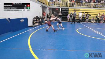 58 lbs Round Of 16 - Benji West, Perry Wrestling Academy vs Richard Widman, Huskey Wrestling Club