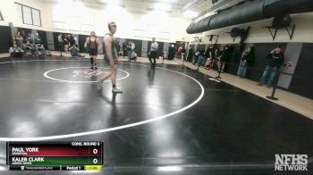 215 lbs Cons. Round 2 - Kaleb Clark, Green River vs Paul York, Riverton