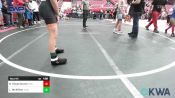 110 lbs Consolation - Brady Rosenhamer, Wichita Blue Knights vs Lincoln McMillen, Tonkawa Takedown Club