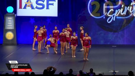 Dance Athletics Plano - Fever [2026 Senior Small Jazz Semis] 2026 The Dance Worlds