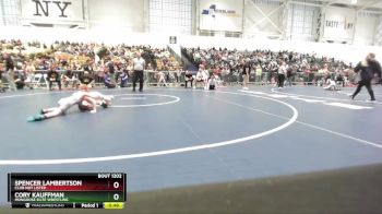 62 lbs Champ. Round 2 - Cory Kauffman, Mongoose Elite Wrestling vs Spencer Lambertson, Club Not Listed