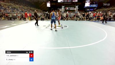 190 lbs Cons 32 #2 - Kaleb Jackson, NJ vs Elijah Josey, MA