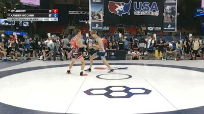 138 lbs Cons. Rd Of 64 - Jet Abbott, Utah vs Xander McCann, Montana