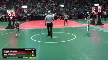 65 lbs Champ. Round 1 - Nolan Berasi, HHY1 vs Tyler Demand, LCWC3