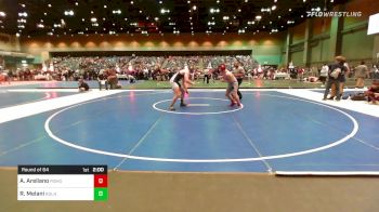 195 lbs Round Of 64 - Adrian Arellano, Pomona vs Ronan Melani, Ridgeline