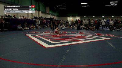 113 lbs Consi Of 8 #2 - Cooper Sandoval, NV vs Anthony Garza, CA