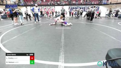 80 lbs Consolation - Logan Cosby, Skiatook Youth Wrestling vs Boston Nelson, Harrah Little League Wrestling