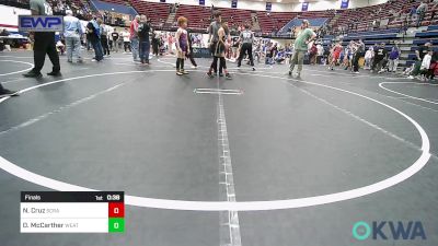 80 lbs Final - Nathan Cruz, Scrap Yard Training vs Daxon McCarther, Weatherford Youth Wrestling