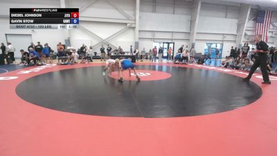 120 lbs Cons. Rd Of 32 - Diesel Johnson, Jordan Jimenez Training Academy vs Gavin Stow, GRIT Athletics Wrestling Club