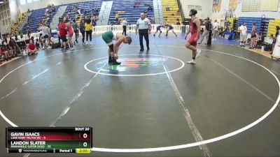 190 lbs Round 5 (8 Team) - Landon Slater, Panhandle Gator Dogs vs Gavin Isaacs, Lake Mary Militia WC