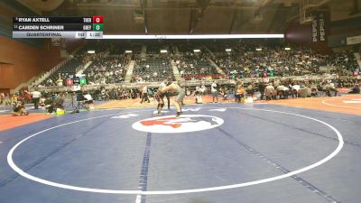 2A-215 lbs Quarterfinal - Ryan Axtell, Thermopolis vs Camden Schriner, Greybull/Riverside