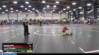 100 lbs Round 3 - Colin Strayer, POWA vs Rustin Fipps, Team USA