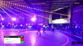 100 lbs 5th Place - Jaxx Vigil, Eaglecrest WC vs Abel VonWald, Douglas WC