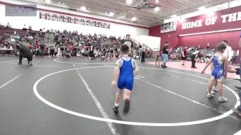 52 lbs Consolation - Zachariah Field, Chandler Takedown Club vs Cutter Bledsoe, Woodland Wrestling Club