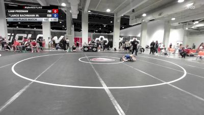 UWW Futures FS - 38 lbs 3rd Place Match - Liam Freeman, Pinnacle Wrestling Club vs Lance Bachmann Jr., Pennsylvania
