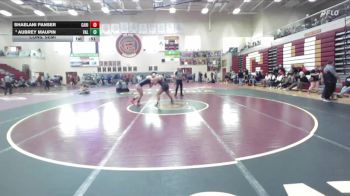 170 lbs Cons. Semi - Aubrey Maupin, Vale vs Shaelani Panser, Canyon Ridge