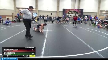 80 lbs Quarterfinal - Huck Green, Grindhouse vs Sawyer Decker, We?ll Trained