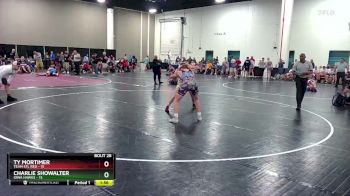 144 lbs Round 4 (16 Team) - Charlie Showalter, Iowa Hawks vs Ty Mortimer, Team STL Red