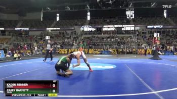 157 lbs 7th Place Match - Casey Barnett, Tiffin vs Kaden Renner, UMary
