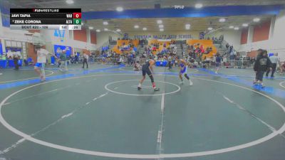 106 lbs Cons. Round 5 - Zeke Corona, Alta Loma vs Javi Tapia, Warren