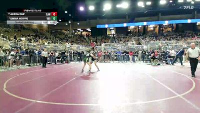 135 lbs Quarterfinal - Alexa PAz, SLAM Academy vs Emma Hoppe, Viera