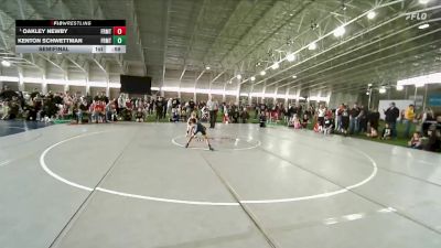 57 lbs Semifinal - Oakley Newby, Westlake Wrestling Club vs Kenton Schwettman, No Escape Wrestling Academy