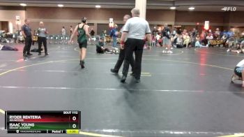 135 lbs Quarterfinal - Ryder Renteria, Roundtree vs Isaac Young, DeHart Academy