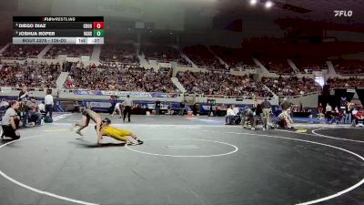 126-D2 3rd Place Match - Diego Diaz, Canyon Del Oro High School vs Joshua Roper, Vista Grande High School