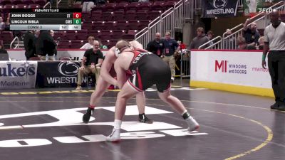 215 lbs Consi 3 - John Boggs, St Joseph's Prep vs Lincoln Bibla, Crestwood