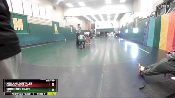 144 lbs Cons. Round 1 - Kellan Loustalet, Granite Hills (El Cajon) vs Soren Del Frate, Helix