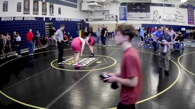 285 lbs Cons. Round 4 - Darien Bearce, Girard Hs vs Jacob Reich, Slippery Rock Area Hs