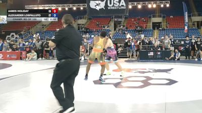190 lbs Champ. Rd Of 128 - James Holiday, California vs Alexander Lospalluto, Connecticut