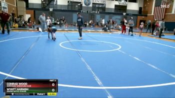 52-55 lbs Round 2 - Conrad Wood, Northside Wrestling Club vs Wyatt Harnish, Empire Battle School