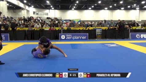 Pohakule'a W. Ho'omana vs James Christopher Clemmons 2025 World IBJJF Jiu-Jitsu No-Gi Championship