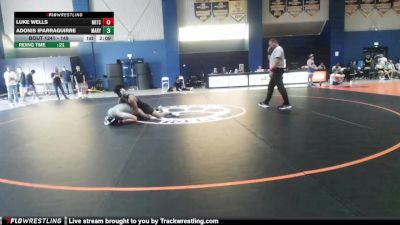 149 lbs Cons. Semi - Adonis Iparraguirre, Marymount vs Luke Wells, Noke Wrestling RTC