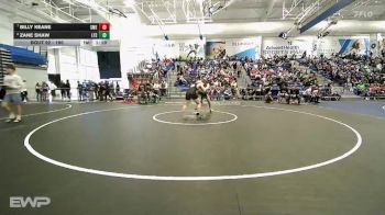 190 lbs Champ. Round 1 - Billy Keane, Shawnee Mission East vs Zane Shaw, Free State