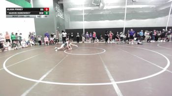 140 lbs Cons. Round 2 - Alexis Dubowsky, Bentonville High School Wrestl vs Alana Finney, Unaffiliated