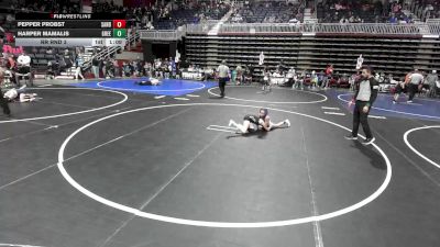 72 lbs Rr Rnd 3 - Pepper Probst, Sanderson Wrestling Academy vs Harper Mamalis, Green River Grapplers